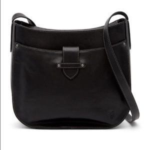 Frye Black Leather Shoulder Bag